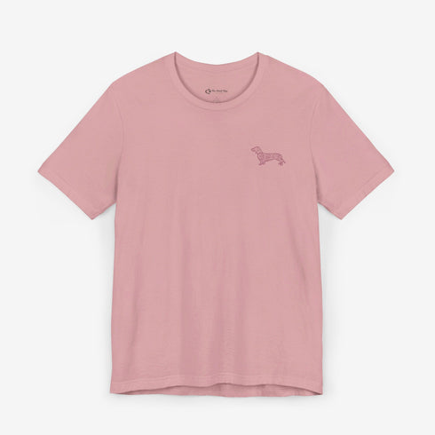 Dachshund T- Shirt - Dachshund Shirt for Women - Dachshund Mandala Tee